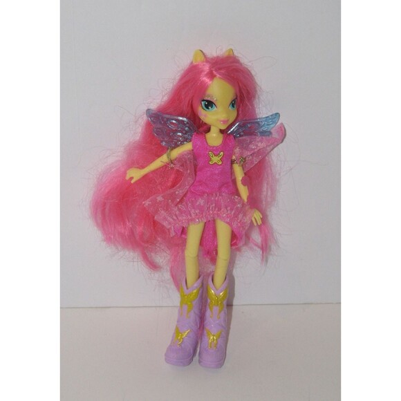 My Little Pony Equestria Girls Fluttershy Doll Pink Dress - Picture 5 of 7